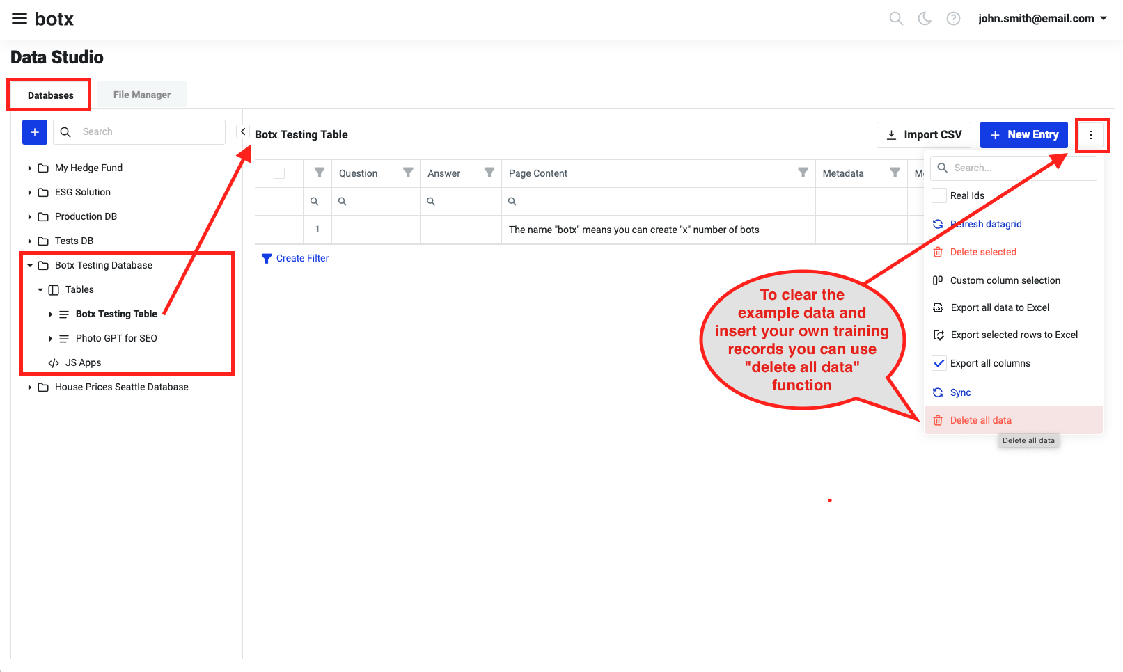 Customizable Input Templates